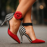 Holly | Elegant Floral Court Shoes