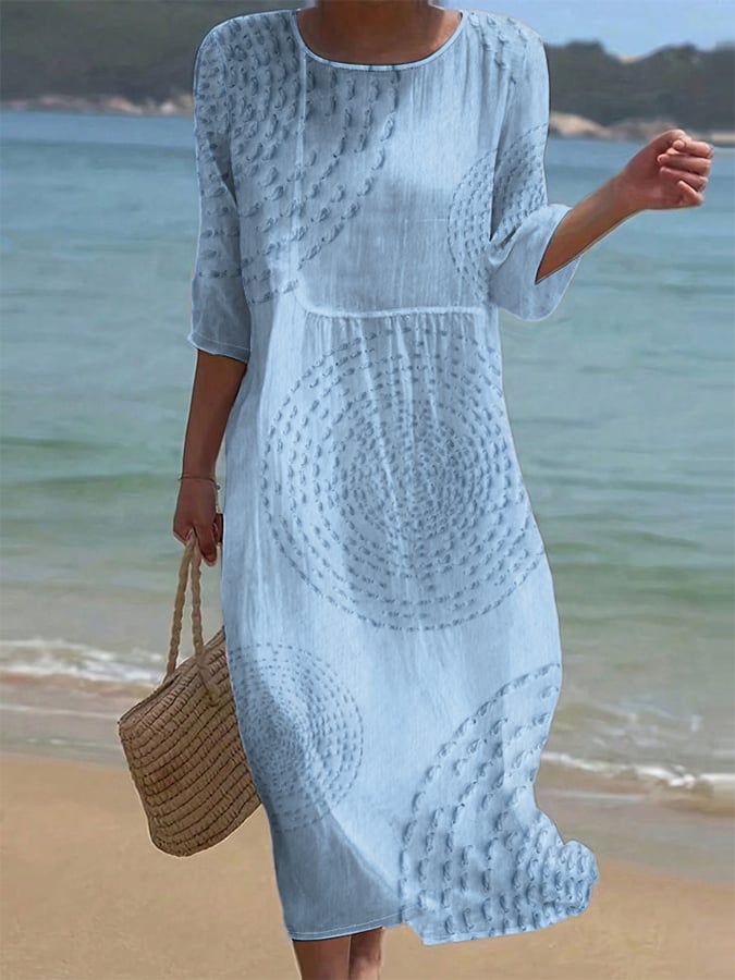 Teresa | Embroidered Relaxed Dress