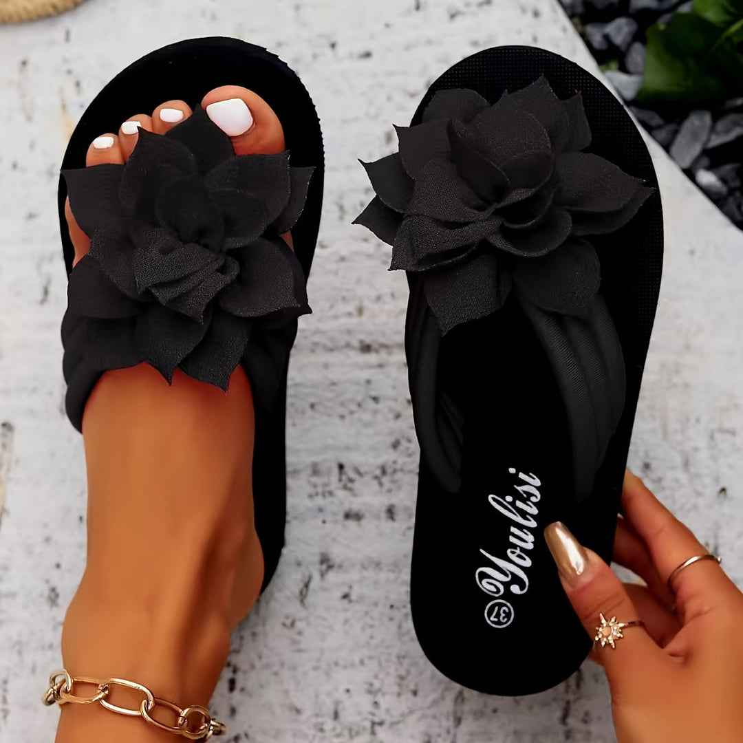 Rose | Elegant Floral Sandals