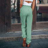 Louise | Elegant Drawstring Trousers