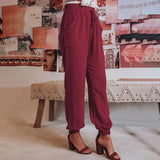 Louise | Elegant Drawstring Trousers