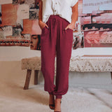 Louise | Elegant Drawstring Trousers