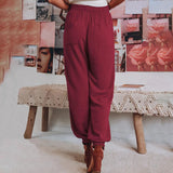 Louise | Elegant Drawstring Trousers