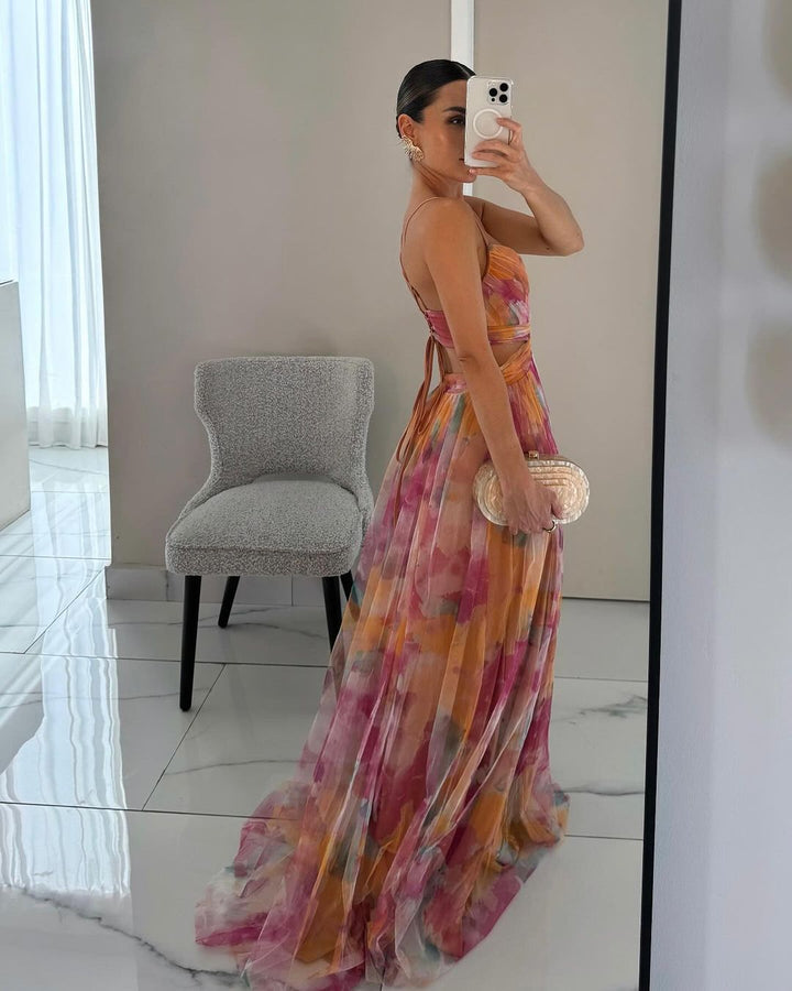 Ruth | Floral Printed Maxi Dress