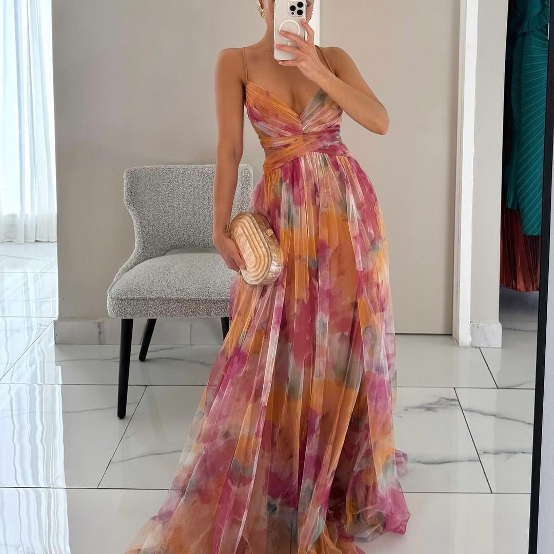 Ruth | Floral Printed Maxi Dress