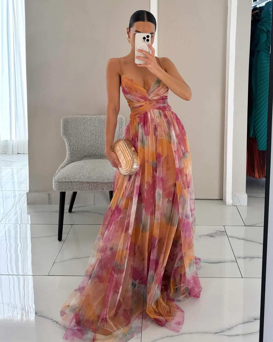 Ruth | Floral Printed Maxi Dress
