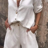 Madeleine | Breathable Button-Front Set