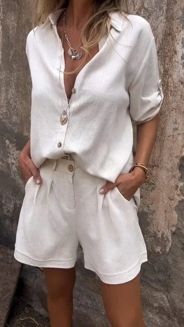 Madeleine | Breathable Button-Front Set