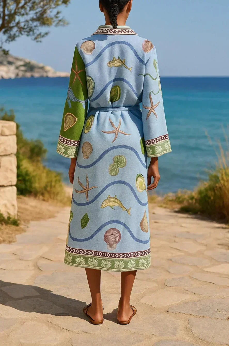 Rachel | Printed Midi Dress