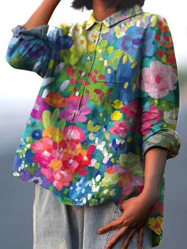 Rose | Floral Relaxed Blouse