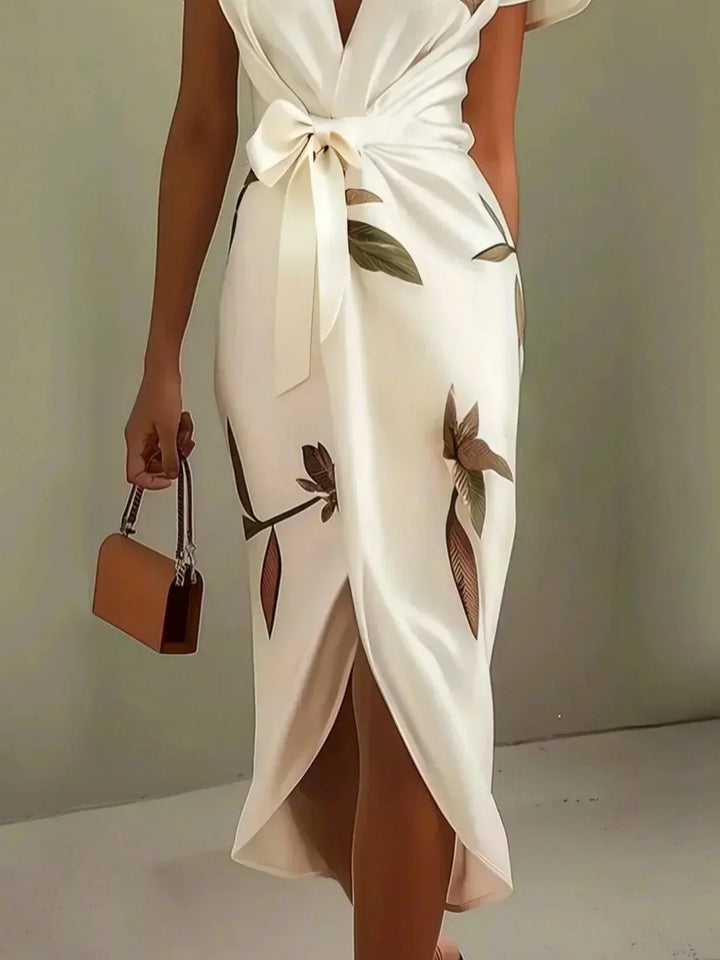 Freya | Satin Midi Short Dress