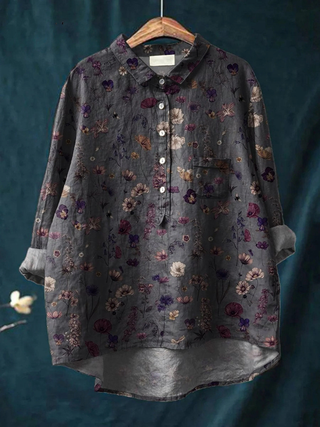 Holly | Floral Printed Relaxed Blouse