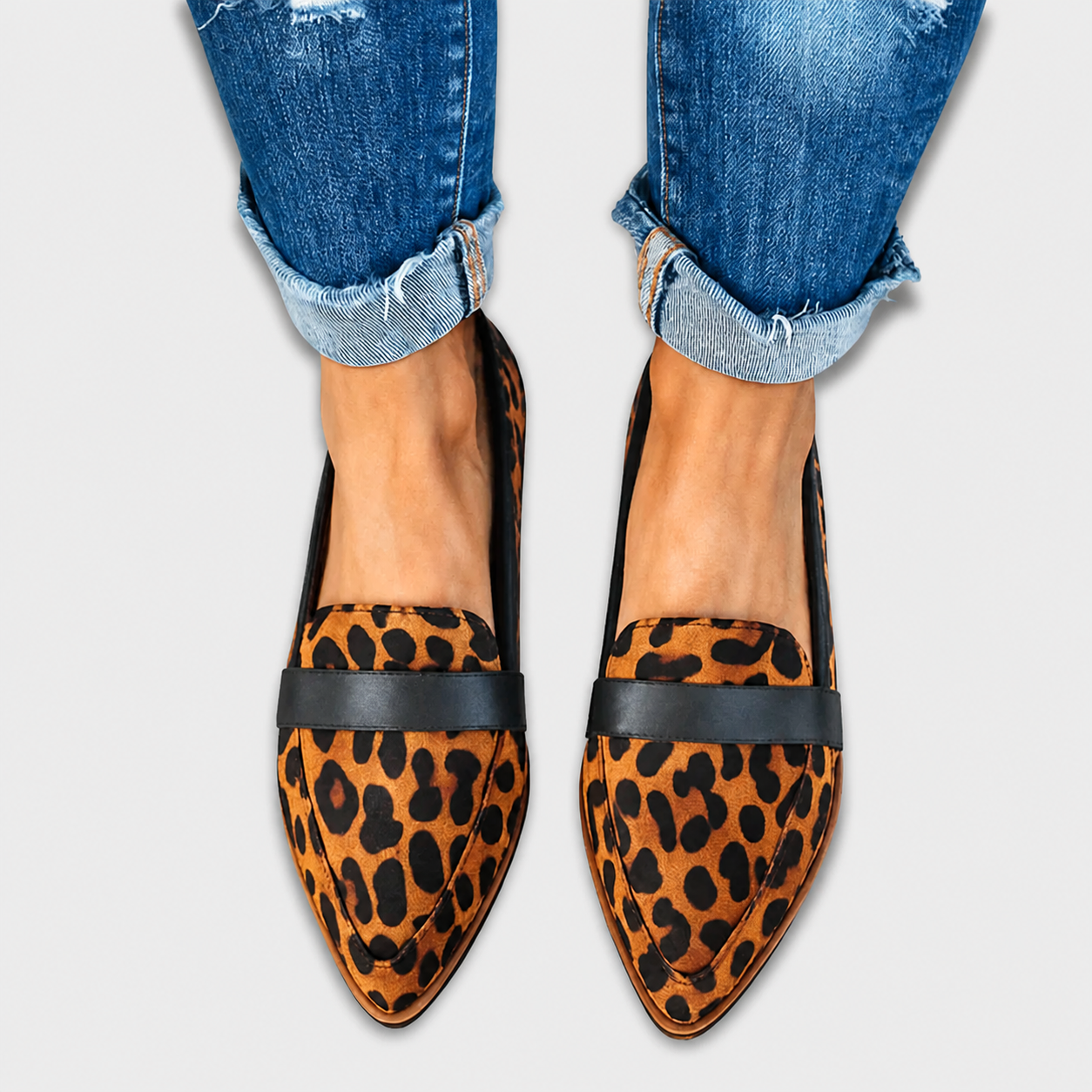 Louise | Leather Suede Loafers