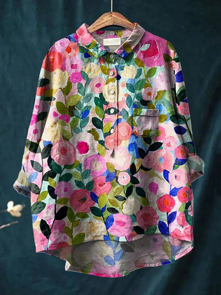Rose | Floral Printed Relaxed Blouse