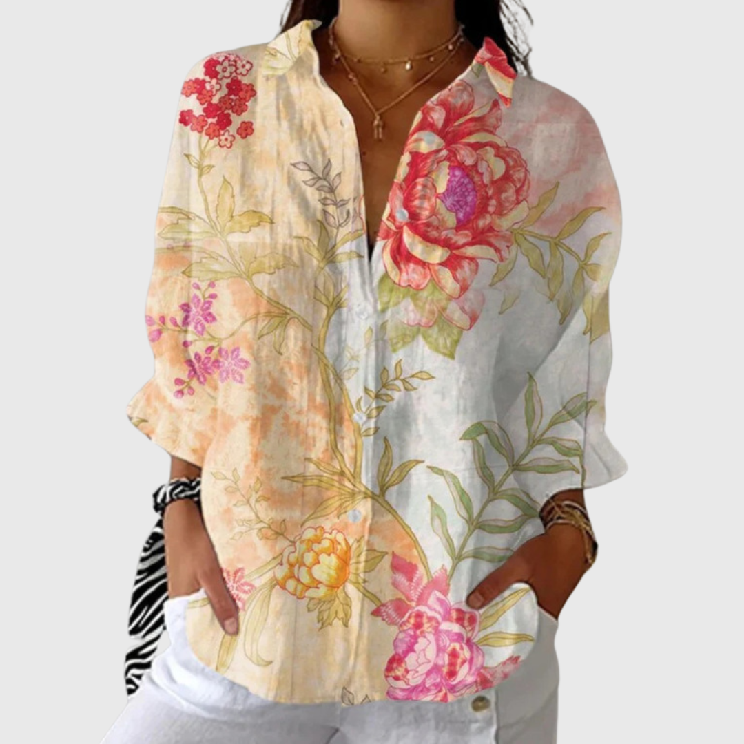 Tamsin | Lightweight Printed Blouse