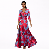 Heather | Elegant Floral Maxi Dress