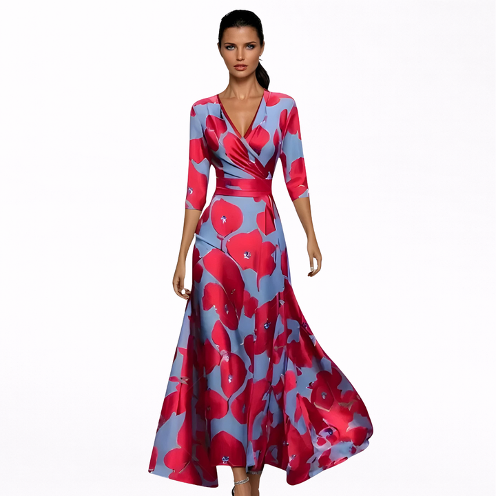 Heather | Elegant Floral Maxi Dress