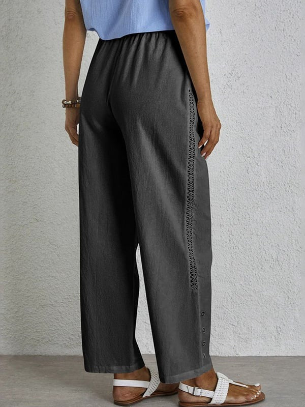 Sophie | Button-Detail Trousers