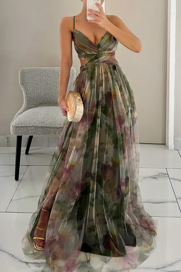 Ruth | Floral Printed Maxi Dress