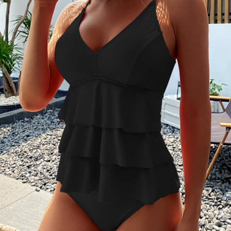 Victoria | Elegant Refined Ruffled Swimsuit