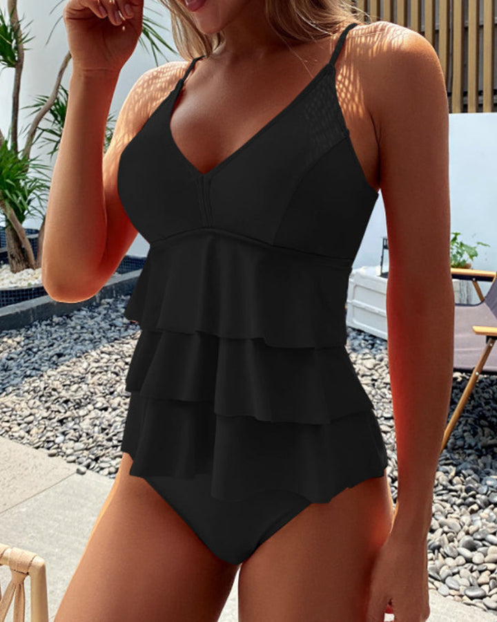 Victoria | Elegant Refined Ruffled Swimsuit