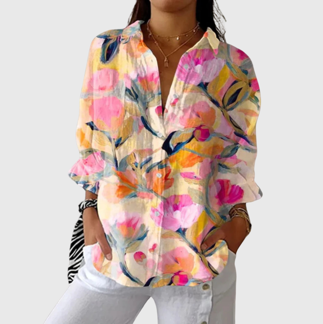 Katie | Lightweight Printed Blouse