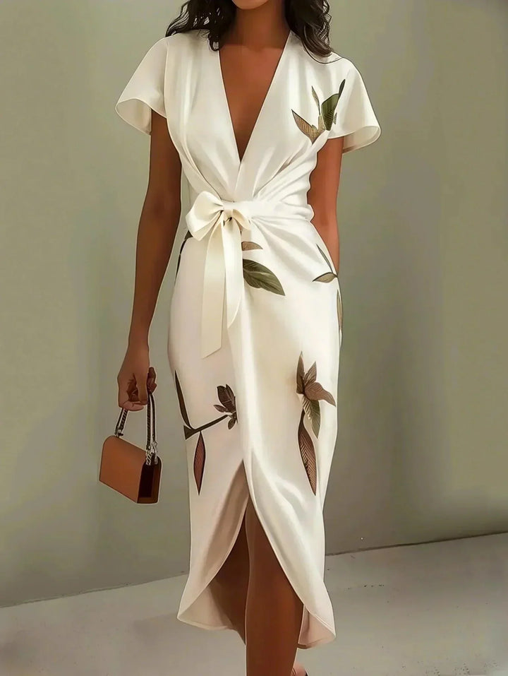 Freya | Satin Midi Short Dress