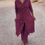 Helena | Geometric-Print Set