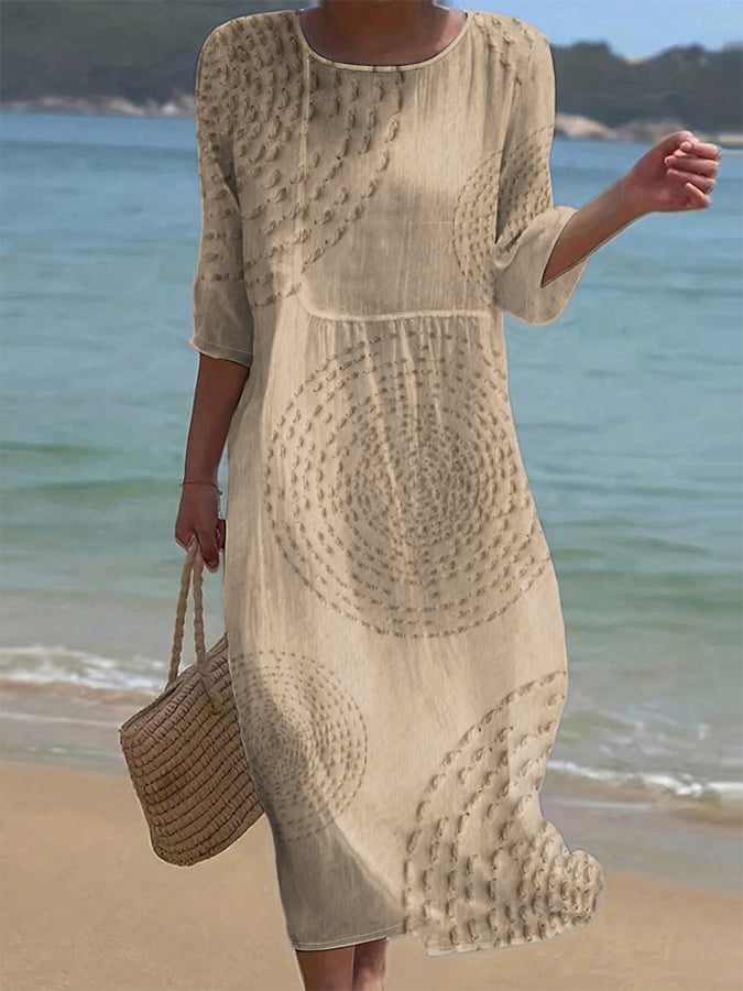 Teresa | Embroidered Relaxed Dress