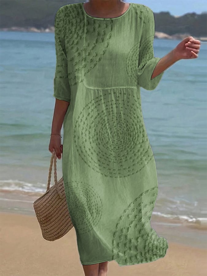 Teresa | Embroidered Relaxed Dress