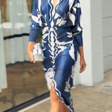 Monica | Printed Midi Dress