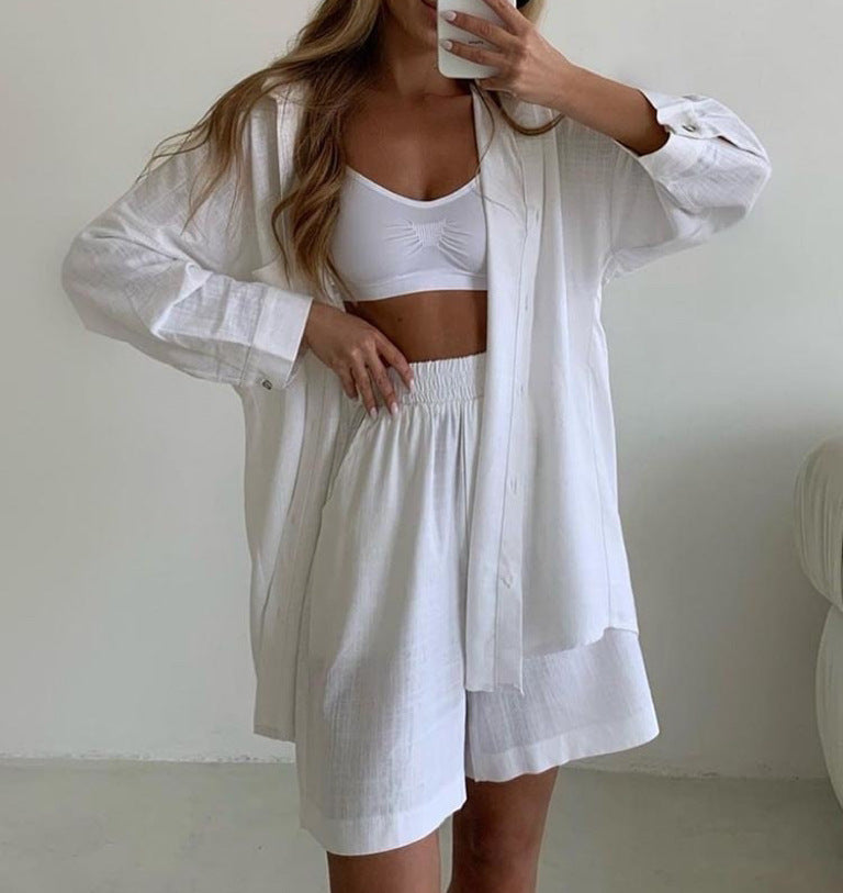 Catherine | Elegant Wide-Leg Set