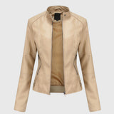 Helena | Elegant Leather Jacket