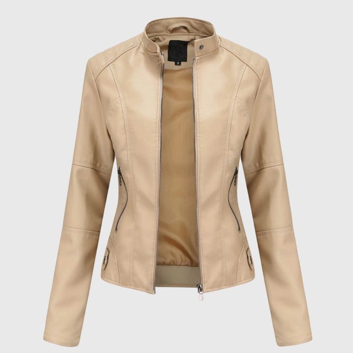 Helena | Elegant Leather Jacket