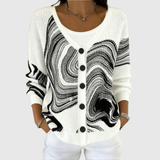 Ella | Comfortable Knitted Button-Detail Cardigan