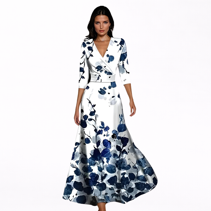 Heather | Elegant Floral Maxi Dress
