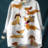 Lottie | Dog-Print Relaxed T-Shirt