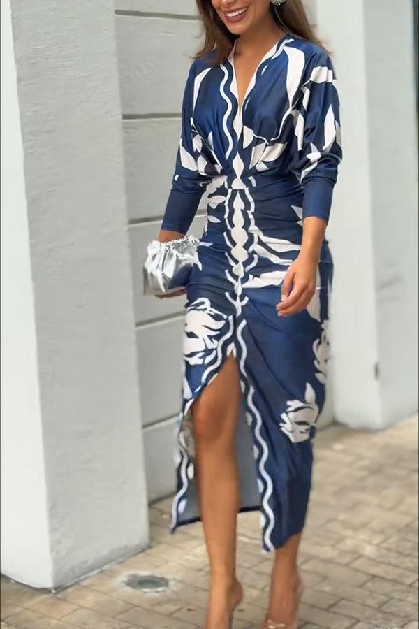 Monica | Printed Midi Dress