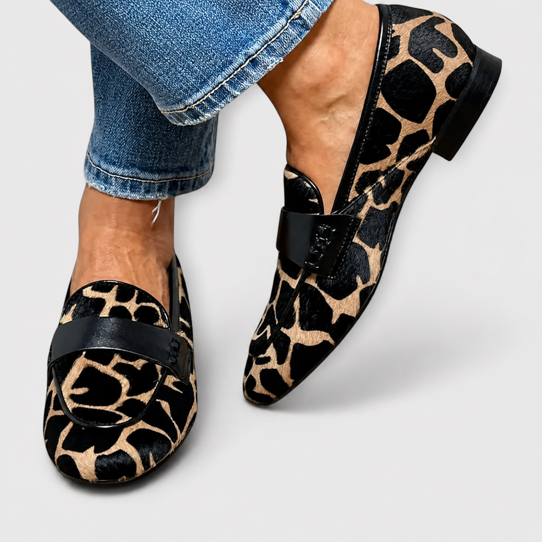 Verity | Leopard-Print Loafers