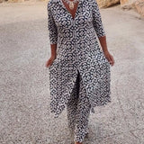 Helena | Geometric-Print Set