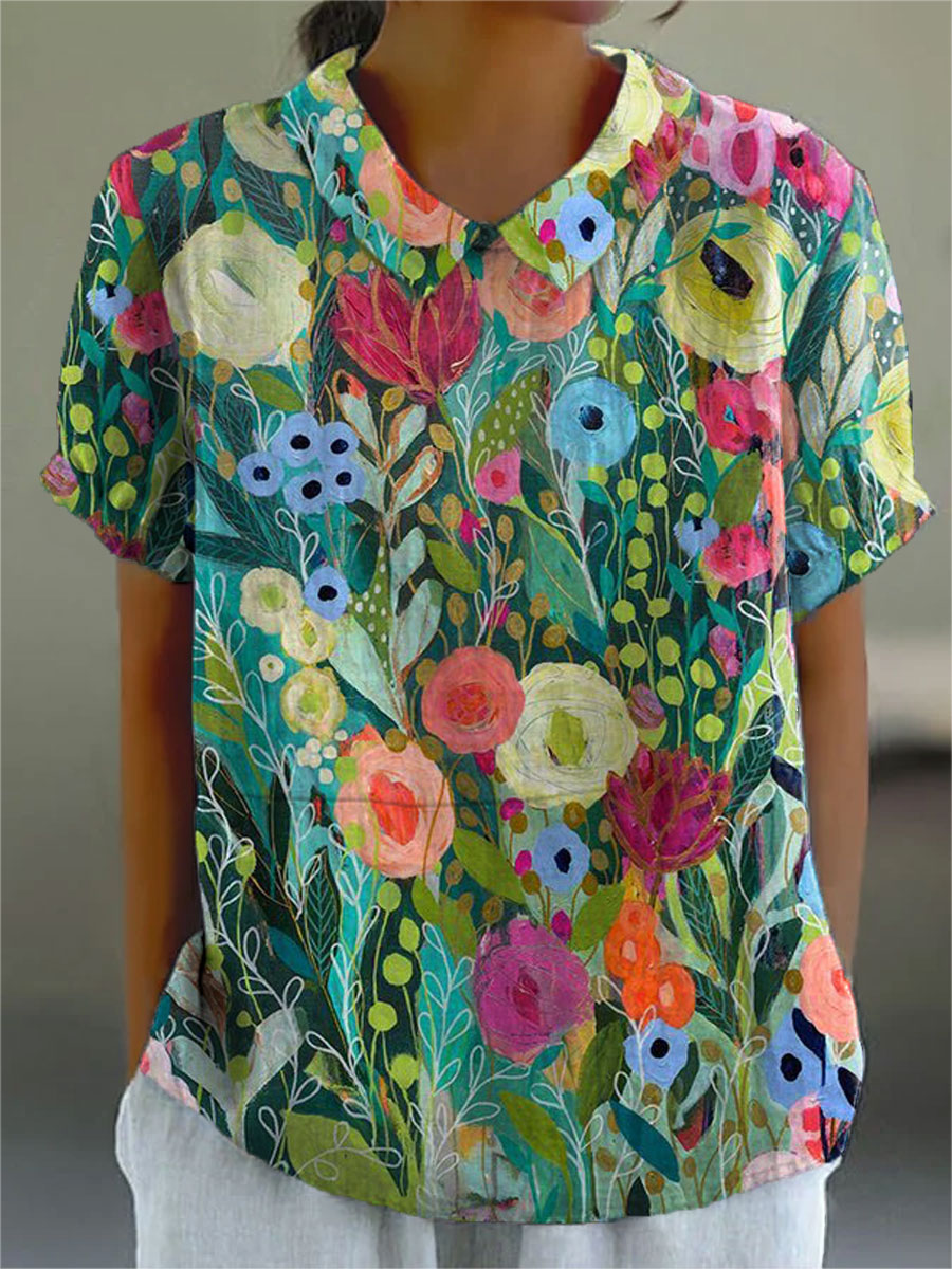 Ruth | Floral Blouse