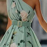 Valerie | Chiffon Floral Maxi Off-Shoulder Dress
