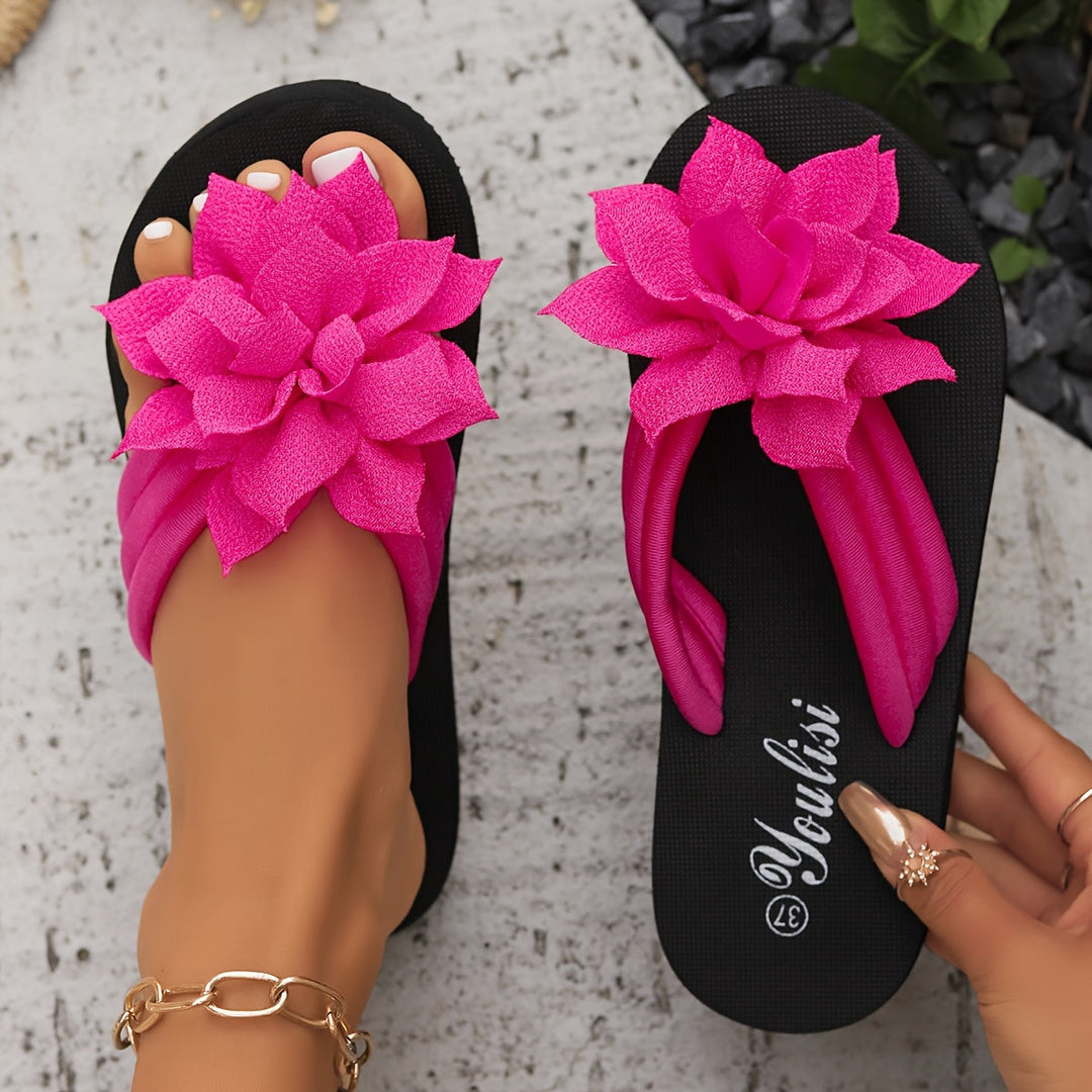 Rose | Elegant Floral Sandals