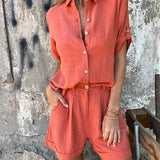 Madeleine | Breathable Button-Front Set