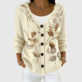 Clara | Comfortable Knitted Button-Detail Cardigan