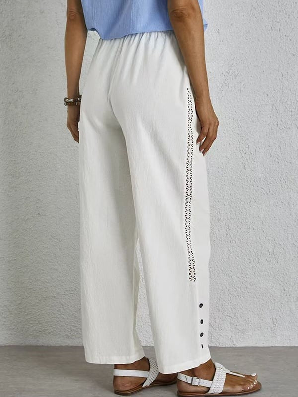 Sophie | Button-Detail Trousers