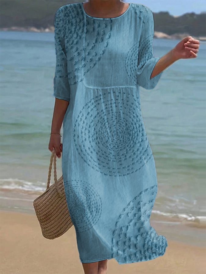 Elizabeth | Embroidered Relaxed Dress