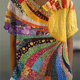 Gina | Patchwork Blouse