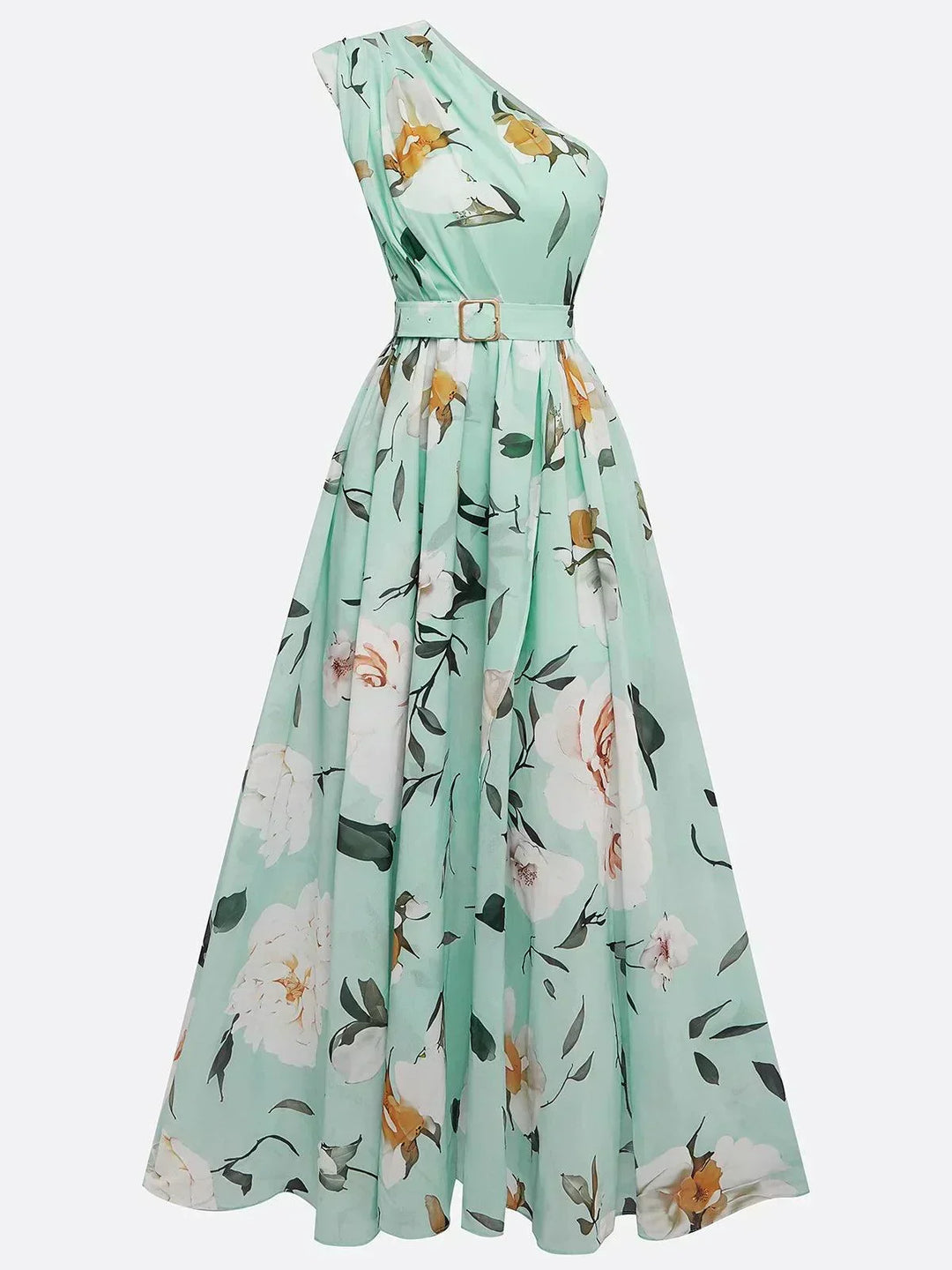 Valerie | Chiffon Floral Maxi Off-Shoulder Dress