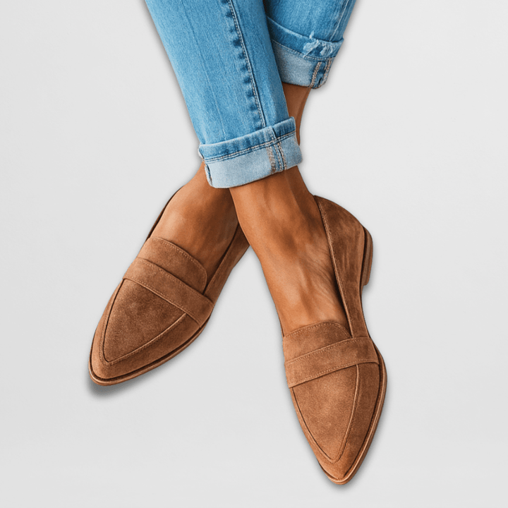 Heidi | Orthopaedic Soft Leather Suede Slippers